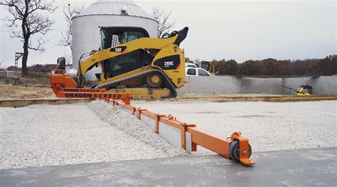 how to use a gravel level with skid steer|skid steer grade chart.